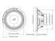 Alpine S2-W12D2 - Subwoofer serie S de 30 cm (12") de última generación