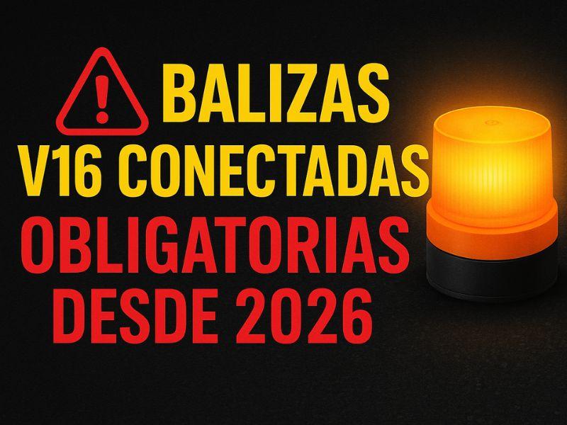 Balizas V16 Conectadas: la señal obligatoria en carretera desde 2026
